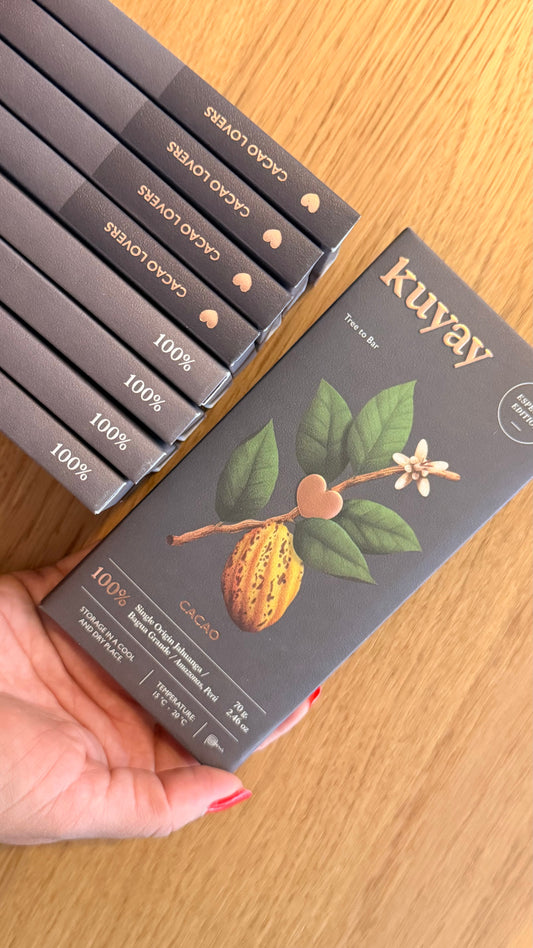 Cacao 100% Bar - 70gr FM KUYAY