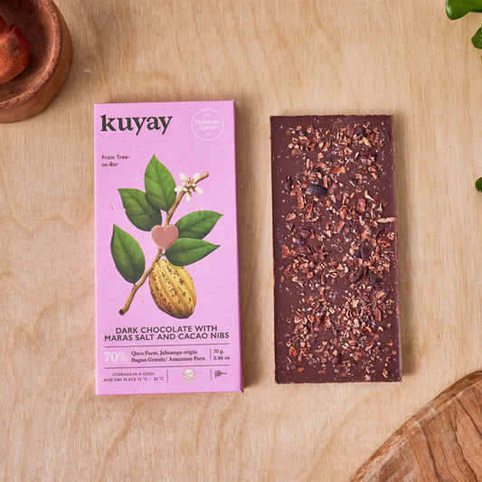 Chocolate 70% Salt & Nibs KUYAY