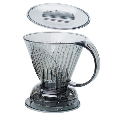 Clever Coffee Dripper and Filters, Large 18 oz - Clear Gray Sable Brew