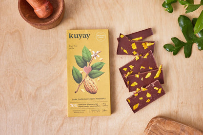 Chocolate 70% Pineapple 70gr KUYAY